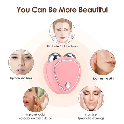 Microcurrent Facial Device, Mini Microcurrent Face Lift Device, Face Lift Toning/Sculpting/Firming Tool, Anti-Ageing, Skin Tightening and Rejuvenation